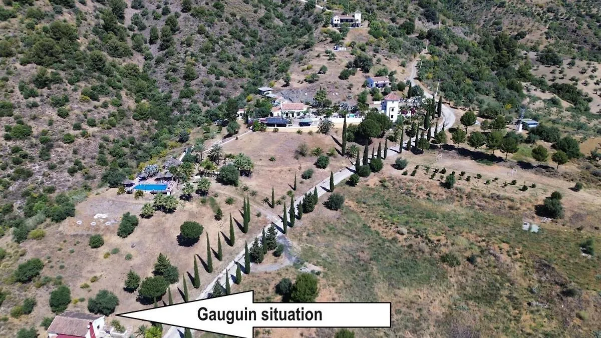 Agro Tourism House Gauguin With Pool Finca El Moralejo Tolox Spain